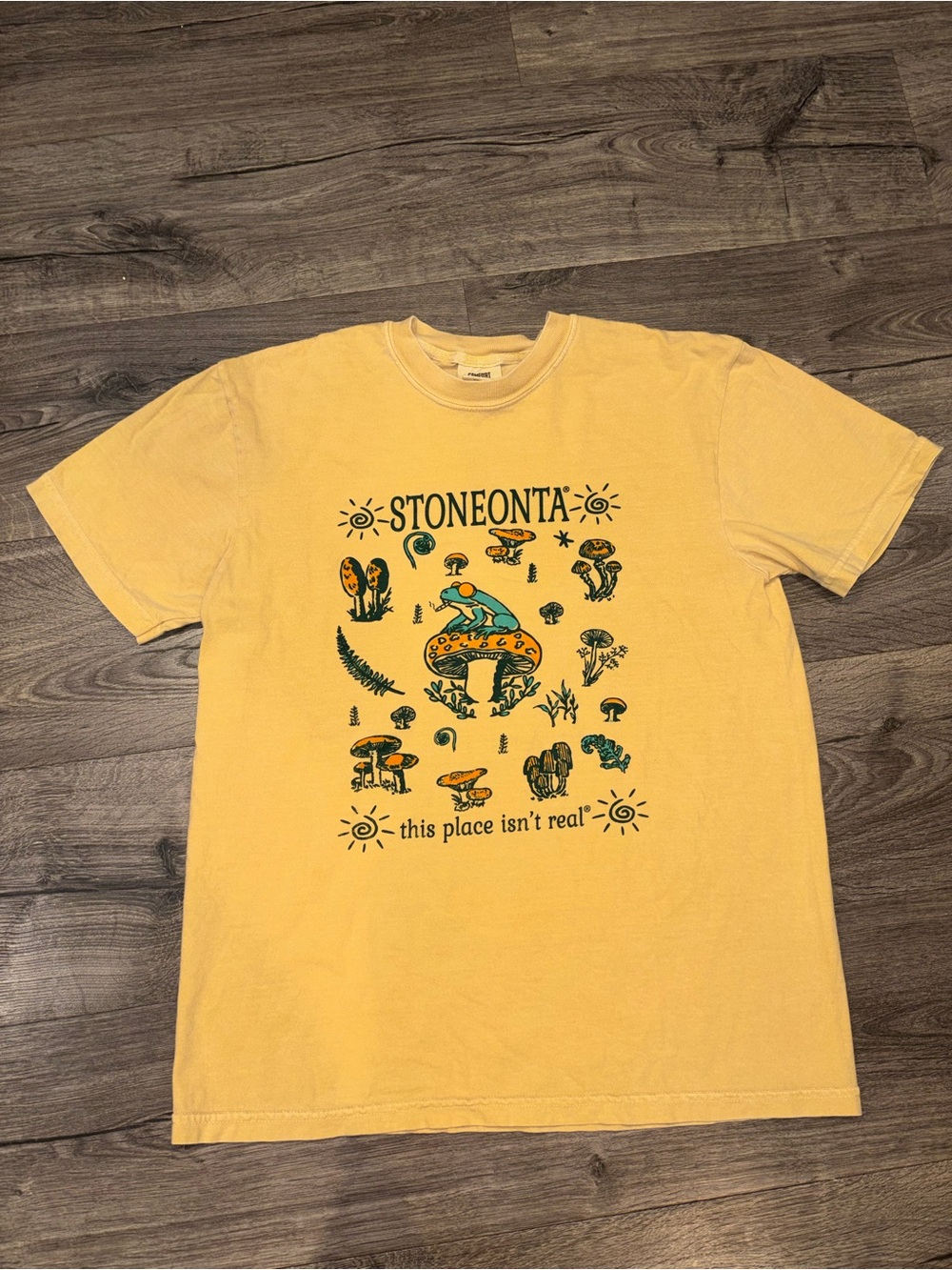Comfort Colors Yellow Crewneck Tee